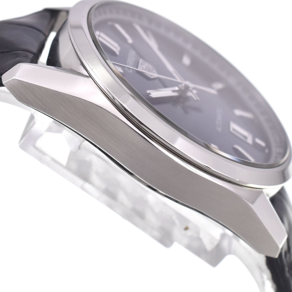 with paper TAG HEUER Carrera WBN2112-0 Date blue Dial Automatic Men's
 Watch I#147754