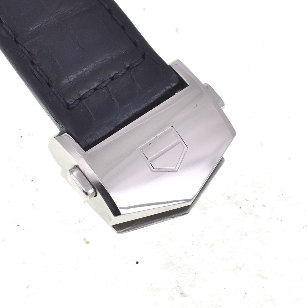 with paper TAG HEUER Carrera WBN2112-0 Date blue Dial Automatic Men's
 Watch I#147754