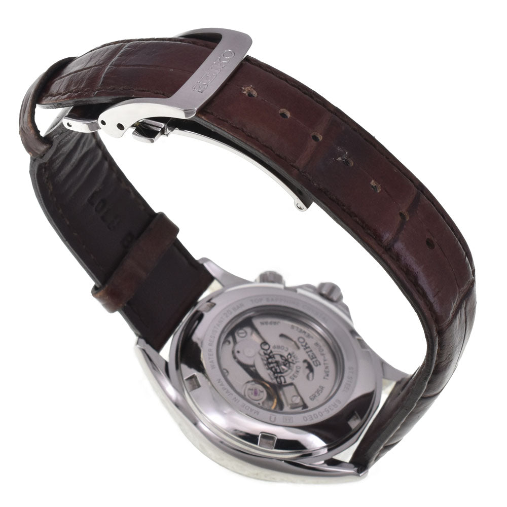 with paper SEIKO Prospex Alpinist SBDC091/6R35-00E0 see-through back date green Dial Automatic Men's
 Watch I#147755