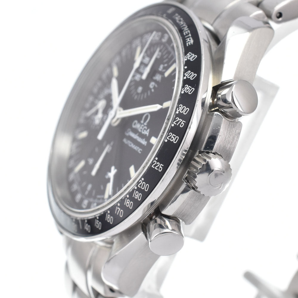with paper OMEGA Speedmaster 3520.50 Mark 40 Cosmos Triple calendar chronograph black Dial Automatic Men's
 Watch H#147758
