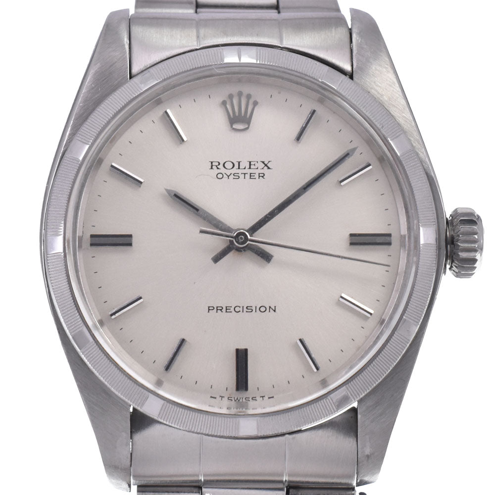 ROLEX Oyster Precision 6427 vintage Cal.1225 Silver Dial Hand Winding Men's
 Watch L#147760