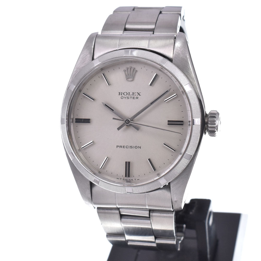 ROLEX Oyster Precision 6427 vintage Cal.1225 Silver Dial Hand Winding Men's
 Watch L#147760