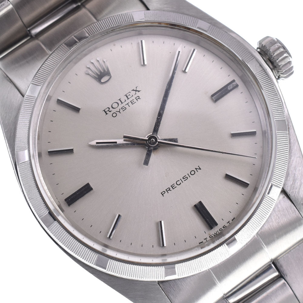ROLEX Oyster Precision 6427 vintage Cal.1225 Silver Dial Hand Winding Men's
 Watch L#147760