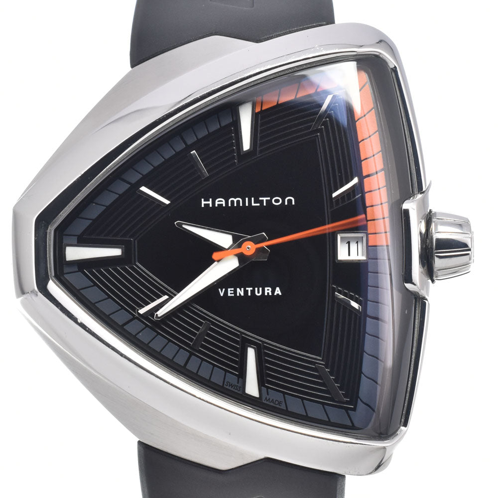 HAMILTON Ventura H245510 Date black Dial Quartz Men's
 Watch H#147762
