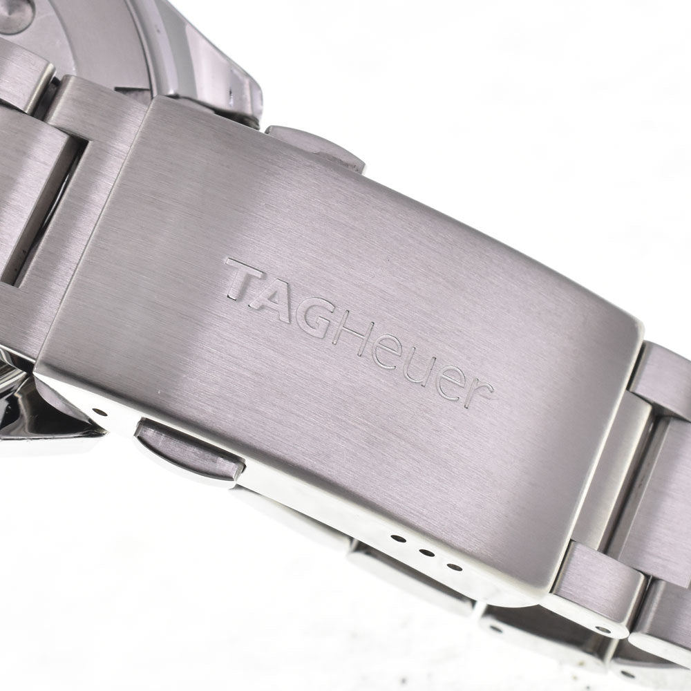 TAG HEUER Aqua racer WAY111Y alarm white Dial Quartz Men's
 Watch I#147763