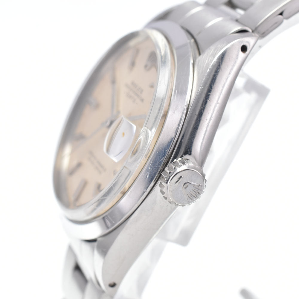 with paper ROLEX Oyster perpetual date 1500 vintage Cal.1570 Silver Dial Automatic Men's
 Watch J#147764