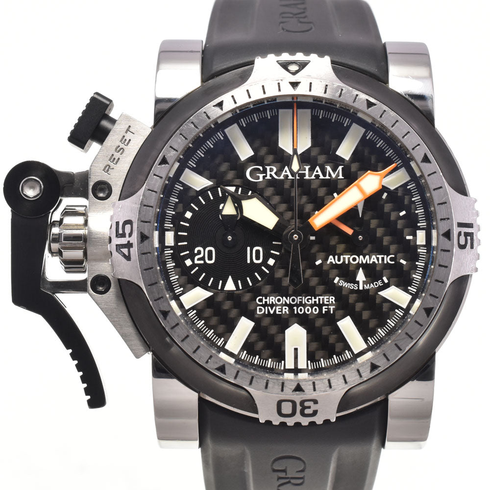GRAHAM Chronofighter Oversize Diver 2OVDIVAS.B03A.K10B Chronograph Date black Dial Automatic Men's
 Watch H#147773