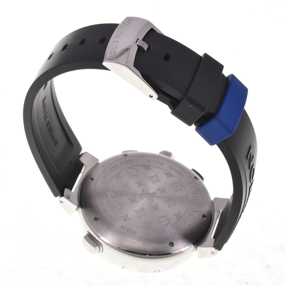 LOUIS VUITTON Tambour Regatta Q102D alarm blue Dial Quartz Men's
 Watch H#147775