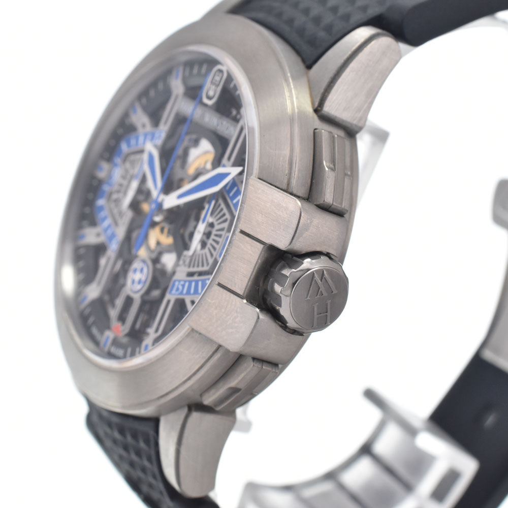 with paper HARRY WINSTON Ocean Project Z9 OCEACH44ZZ004 Skeleton, limited edition of 300 pieces worldwide black Dial Automatic Men's
 Watch H#147778