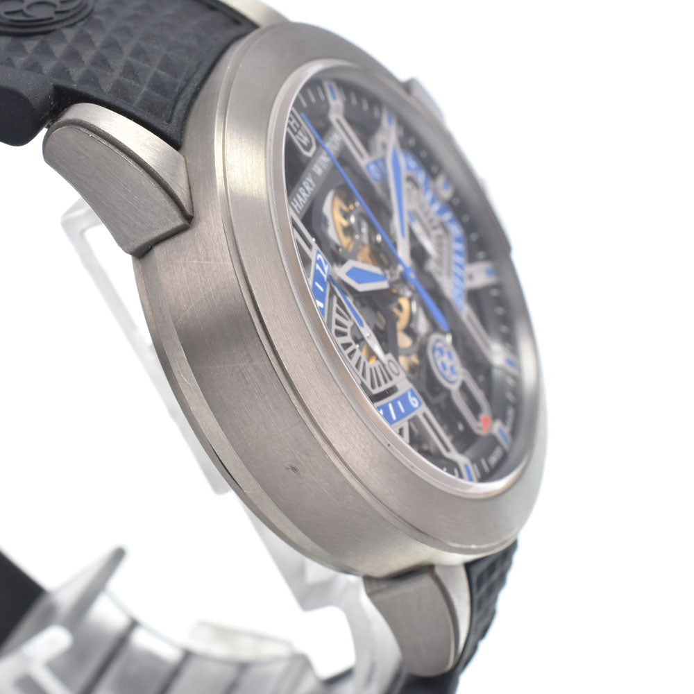 with paper HARRY WINSTON Ocean Project Z9 OCEACH44ZZ004 Skeleton, limited edition of 300 pieces worldwide black Dial Automatic Men's
 Watch H#147778