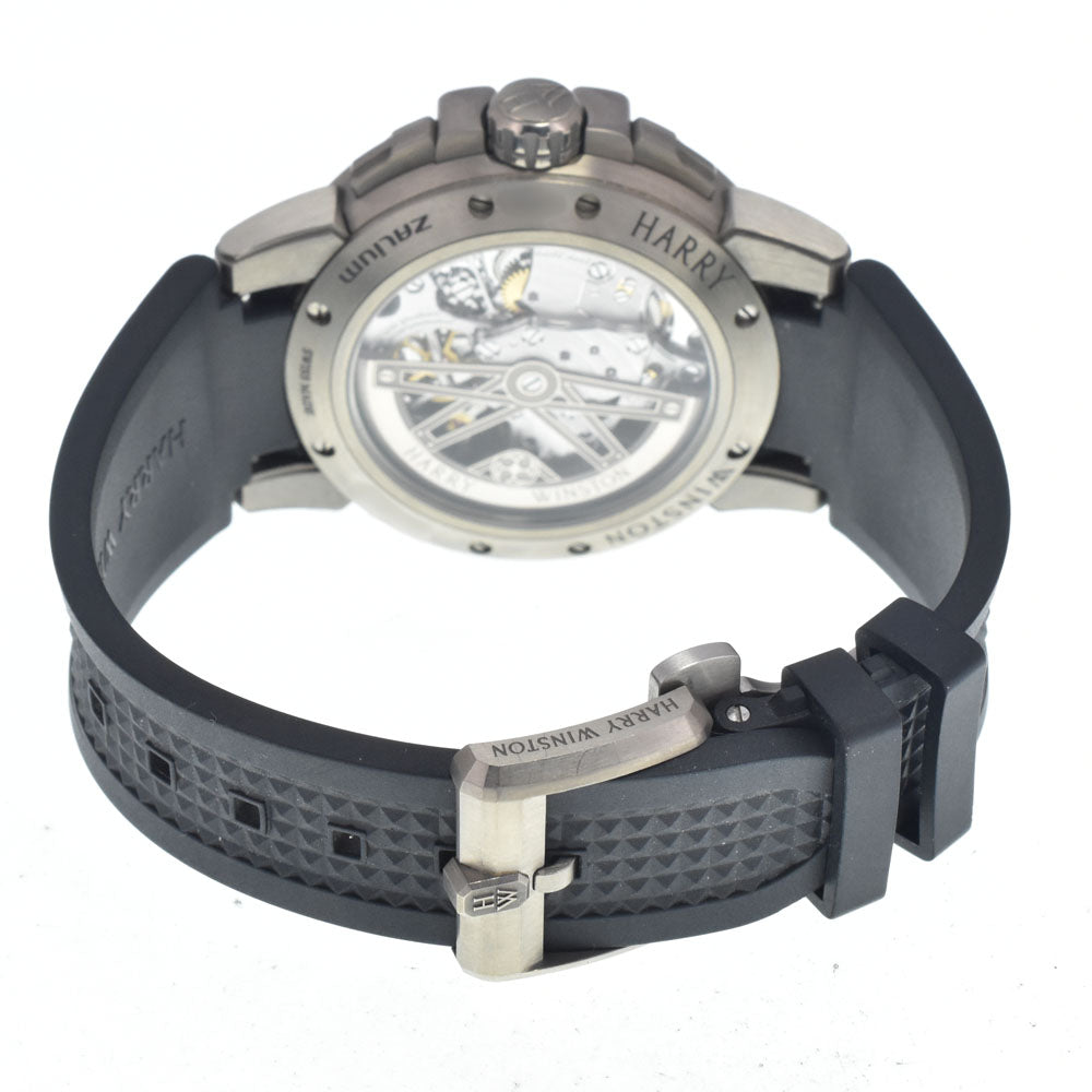 with paper HARRY WINSTON Ocean Project Z9 OCEACH44ZZ004 Skeleton, limited edition of 300 pieces worldwide black Dial Automatic Men's
 Watch H#147778