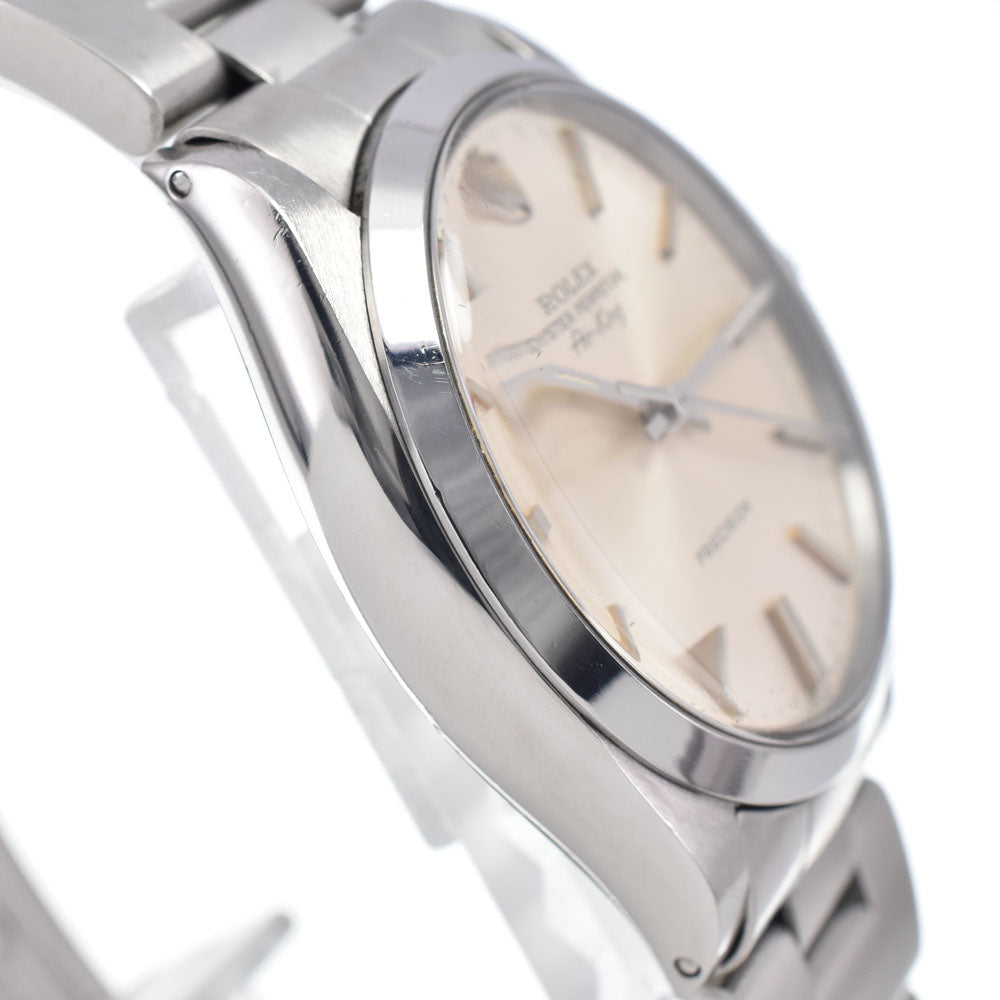 ROLEX Oyster Perpetual Air King 5500 vintage Cal.1520 Silver Dial Automatic Men's
 Watch K#147782