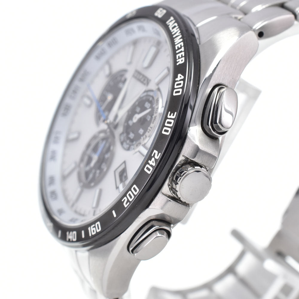 CITIZEN The citizen E660-S119936 Eco Drive white Dial Radio Sync Solar Men's
 Watch K#147789