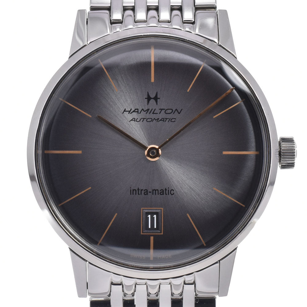 with paper HAMILTON American Classic Intramatic H38455181 gray Dial Automatic Men's
 Watch J#147790