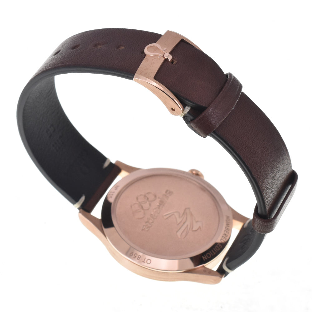 with paper OMEGA Specialty's Olympic Collection 522.52.39.21.04.00﻿1 2022 Beijing white Dial Hand Winding Men's
 Watch H#147793