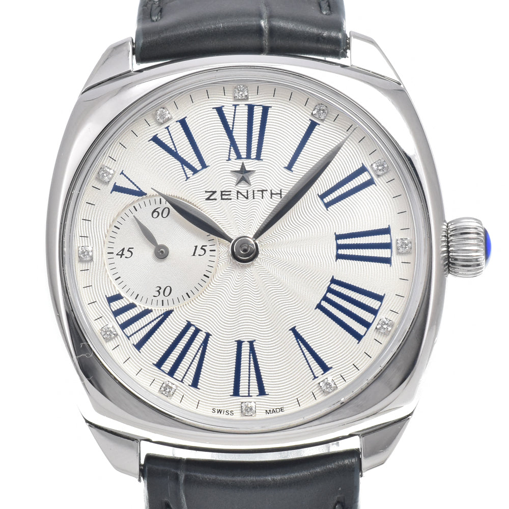 with paper ZENITH Heritage Star 03.1970.681/01.C733 12P diamond Silver Dial Automatic Ladies
 Watch I#147794