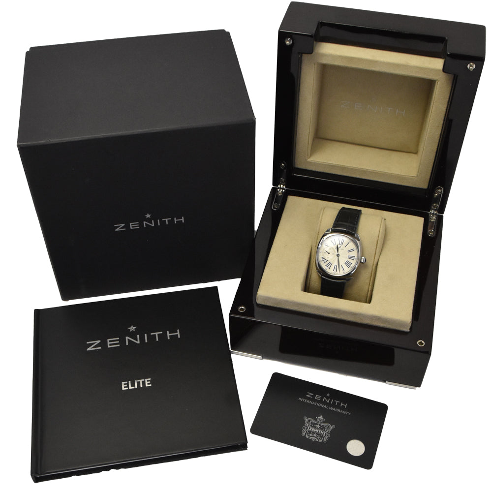 with paper ZENITH Heritage Star 03.1970.681/01.C733 12P diamond Silver Dial Automatic Ladies
 Watch I#147794