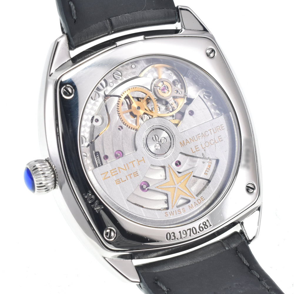with paper ZENITH Heritage Star 03.1970.681/01.C733 12P diamond Silver Dial Automatic Ladies
 Watch I#147794