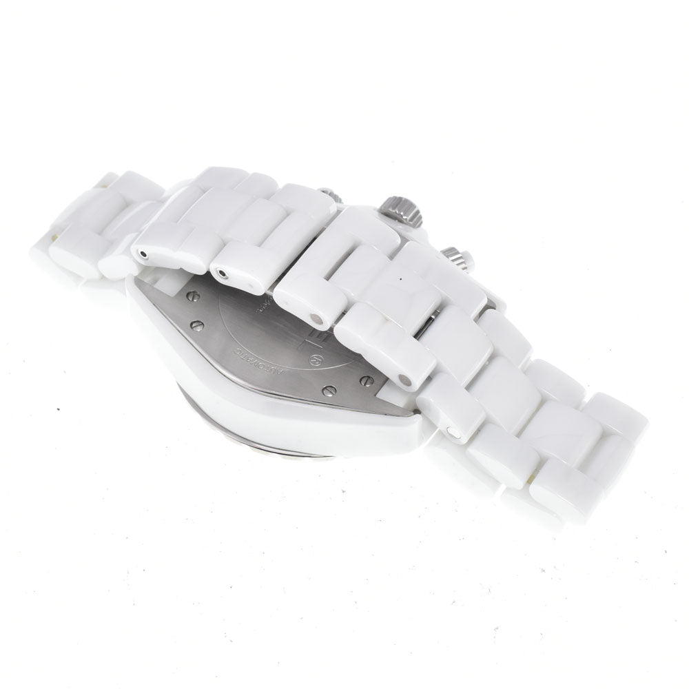 with paper CHANEL J12 Super Reggera H3410 Chronograph Silver Dial Automatic Men's
 Watch H#147795