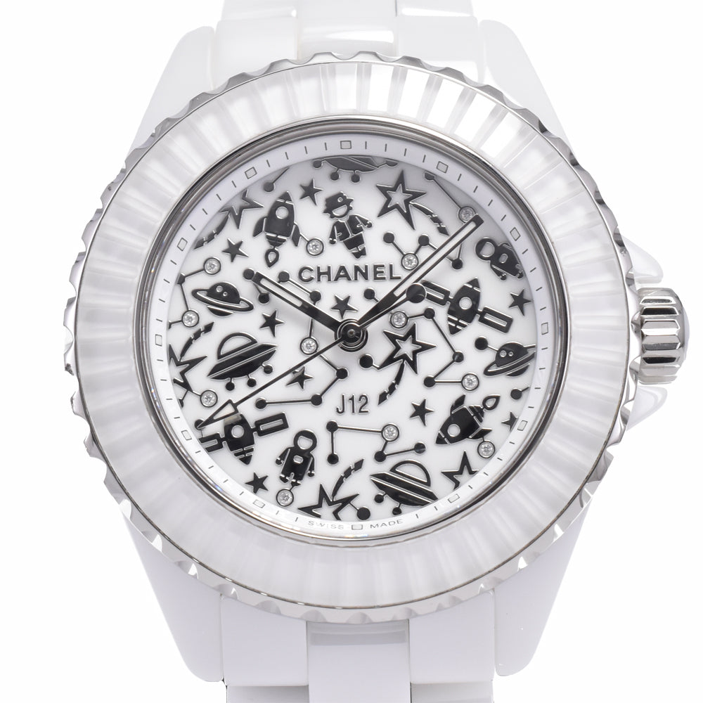 CHANEL J12 H7990 12P Diamond Limited Edition white Dial Quartz Ladies
 Watch I#147798