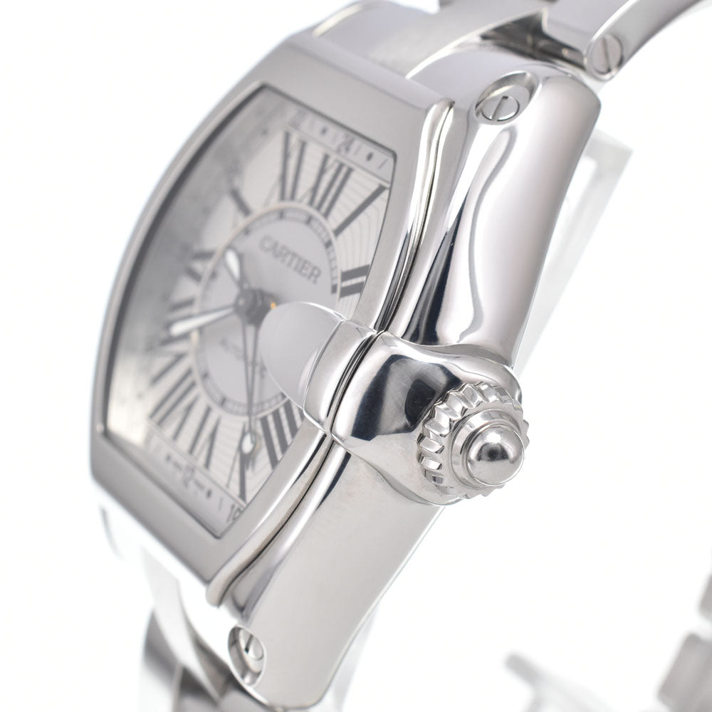 CARTIER Roadster XL W62032X6 Date GMT Silver Dial Automatic Men's
 Watch K#147799