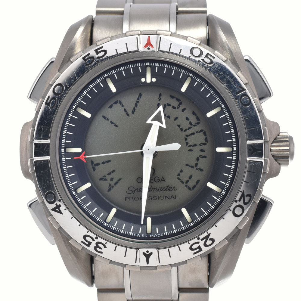OMEGA Speedmaster Skywalker X-33 3290.50 Digiana liquid crystal Dial Quartz Men's
 Watch I#147801