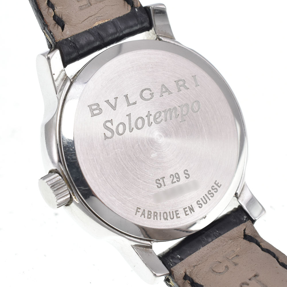 BVLGARI Solo tempo ST29S Black / Silver Dial Quartz Ladies
 Watch I#147802