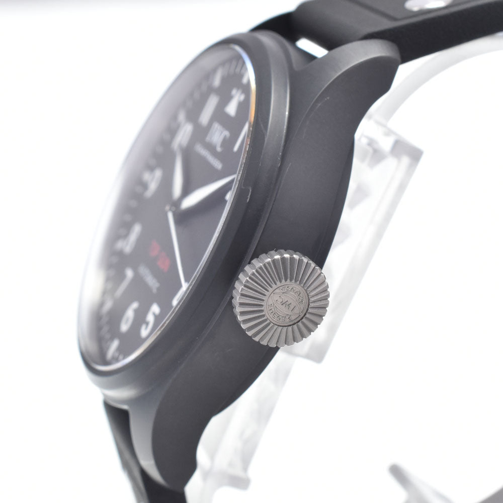 with paper IWC SCHAFFHAUSEN Big pilot watch IW329801 black Dial Automatic Men's
 Watch I#147805