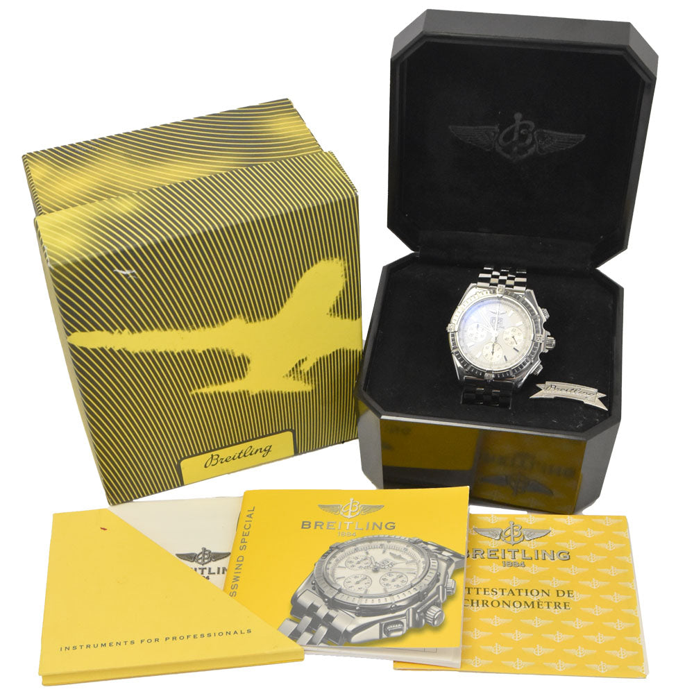 BREITLING Crosswind A44355 Big Date Special white Dial Automatic Men's
 Watch K#147806