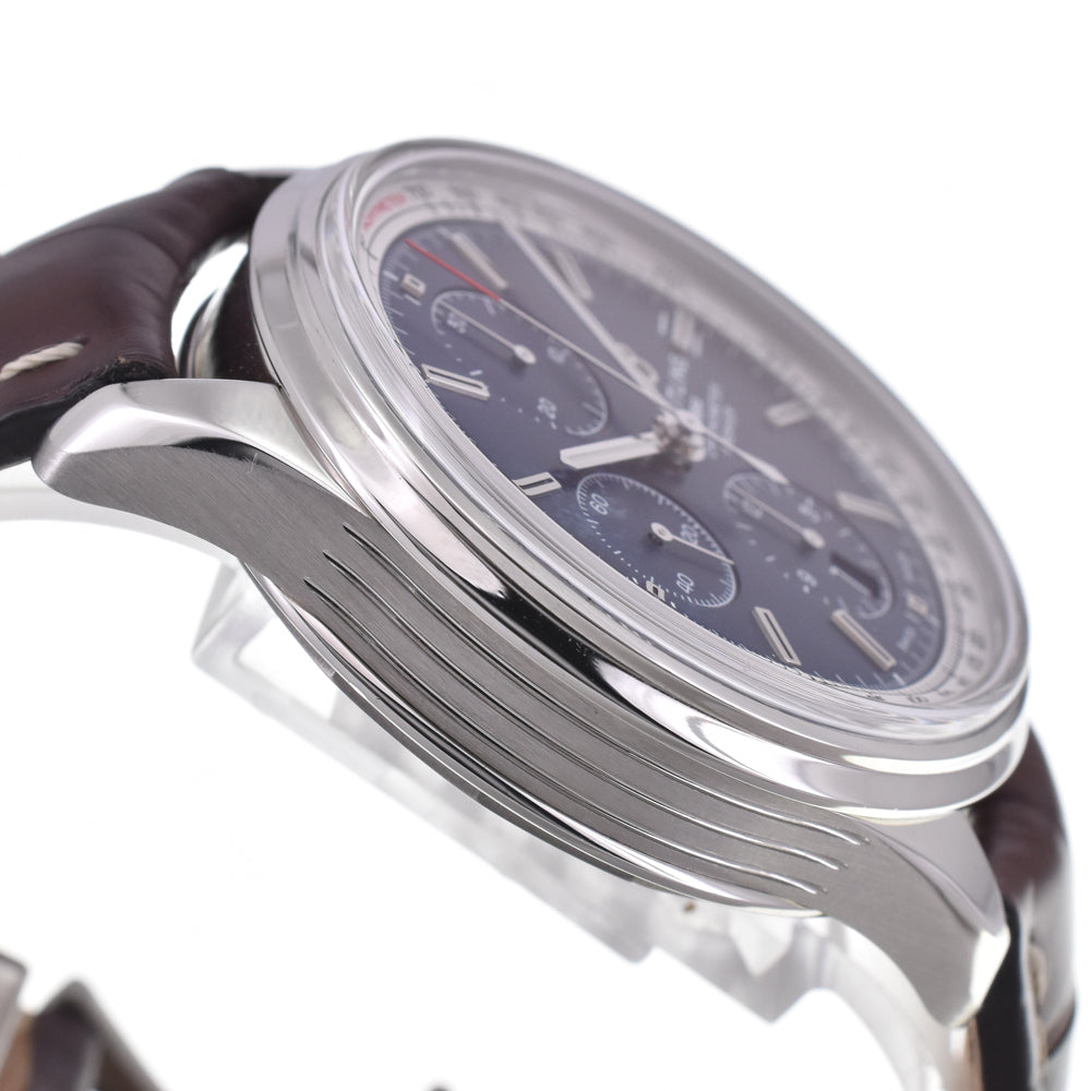 with paper BREITLING Premier A13315 Chronograph Date blue Dial Automatic Men's
 Watch H#147807