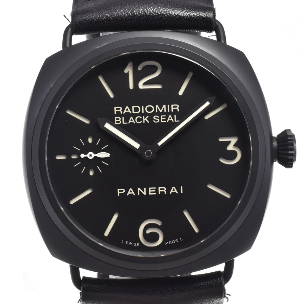 with paper PANERAI Radiomir Black Seal 3 Days PAM00292 Date black Dial Hand Winding Men's
 Watch H#147810