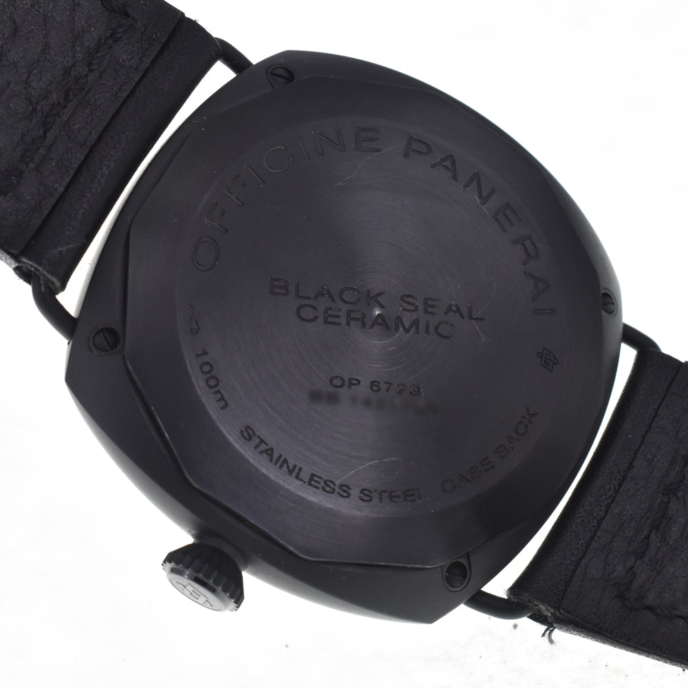 with paper PANERAI Radiomir Black Seal 3 Days PAM00292 Date black Dial Hand Winding Men's
 Watch H#147810