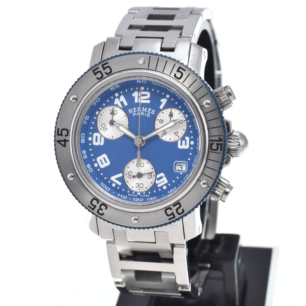 HERMES Clipper diver CL2.317 Chronograph blue Dial Quartz Boy's
 Watch L#147812