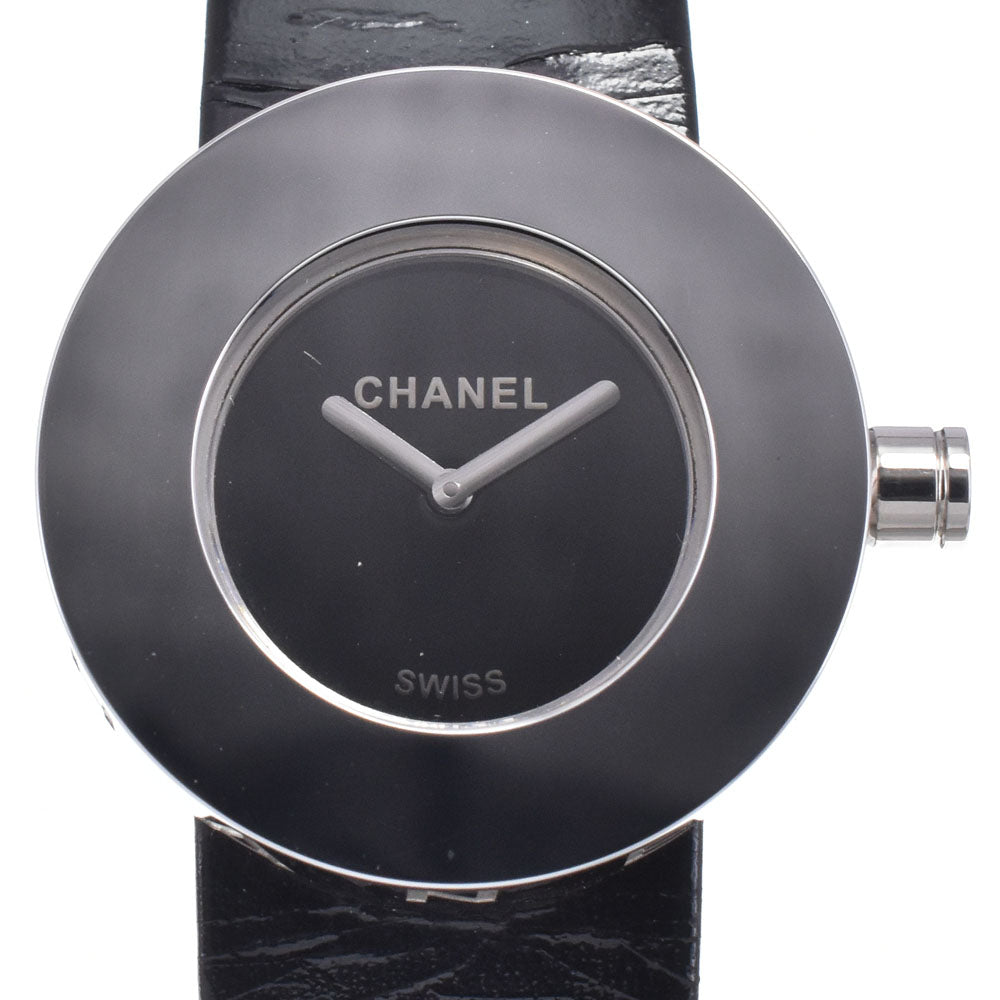 CHANEL La Ronde H0579 Stainless Steel black Dial Quartz Ladies
 Watch K#147813