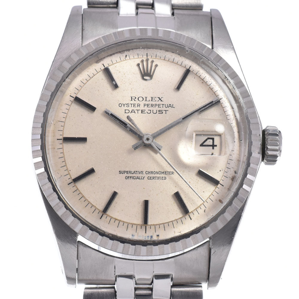 ROLEX DATEJUST 1601 vintage Cal.1570 Silver Dial Automatic Men's
 Watch N#147816