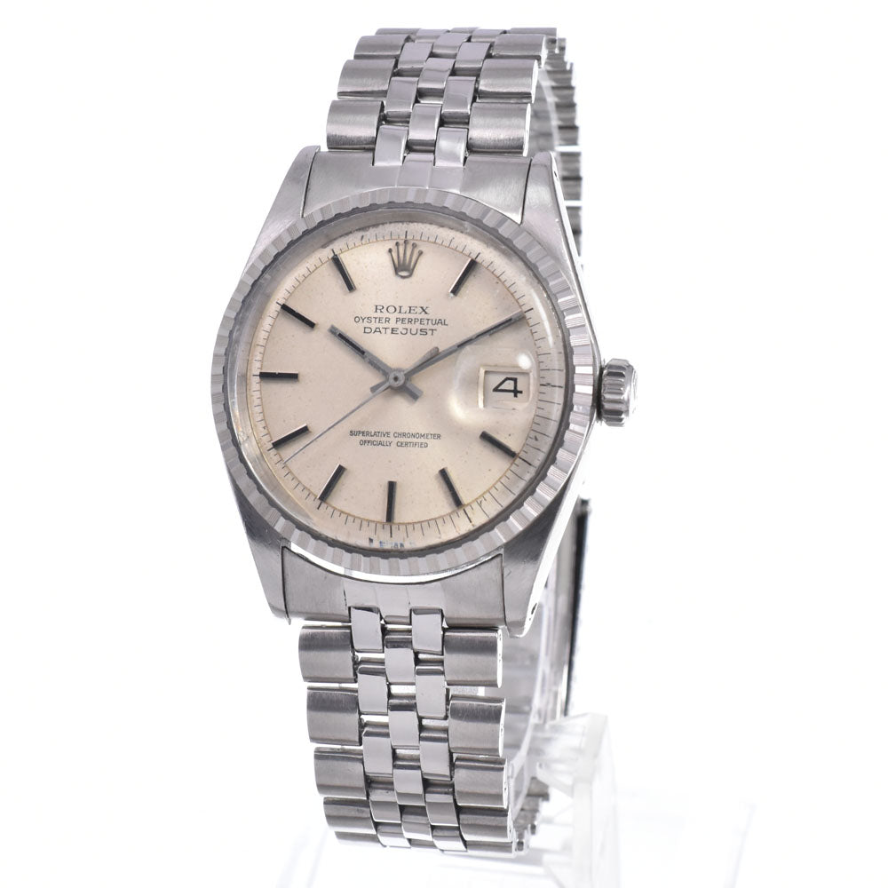 ROLEX DATEJUST 1601 vintage Cal.1570 Silver Dial Automatic Men's
 Watch N#147816