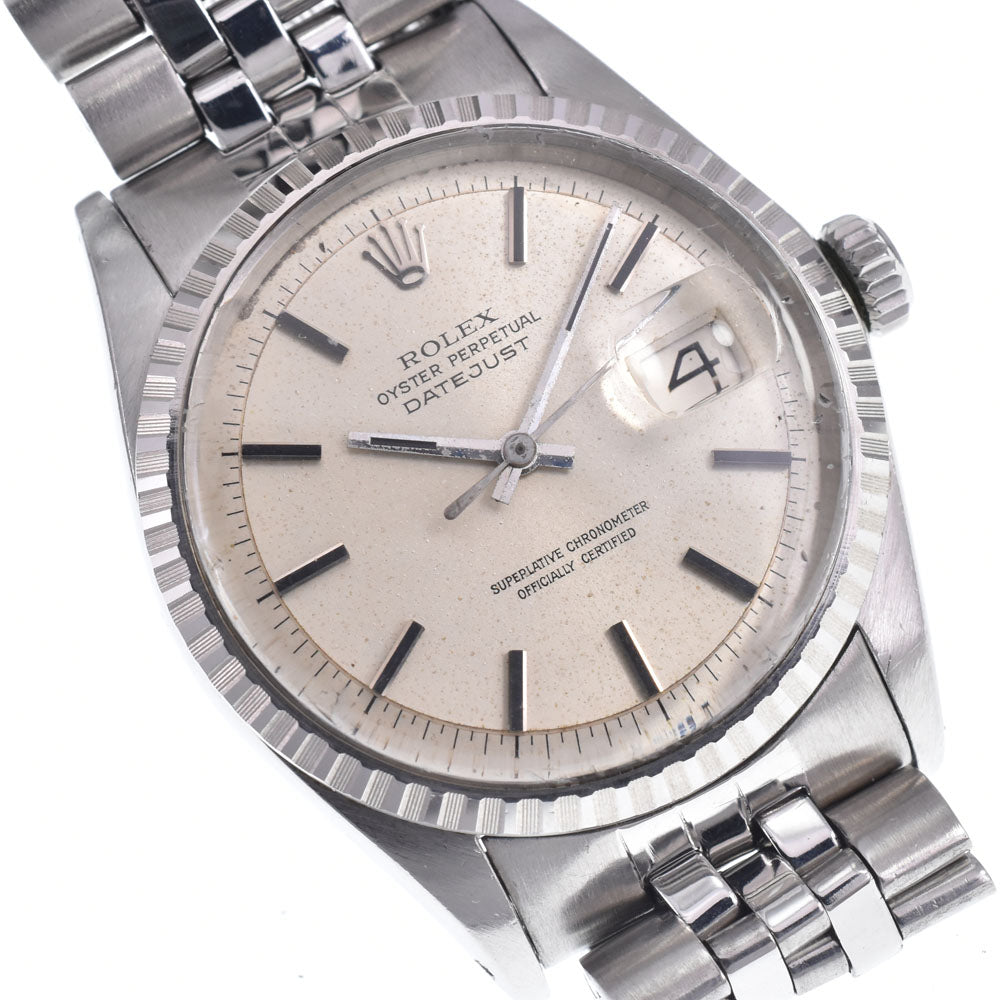 ROLEX DATEJUST 1601 vintage Cal.1570 Silver Dial Automatic Men's
 Watch N#147816