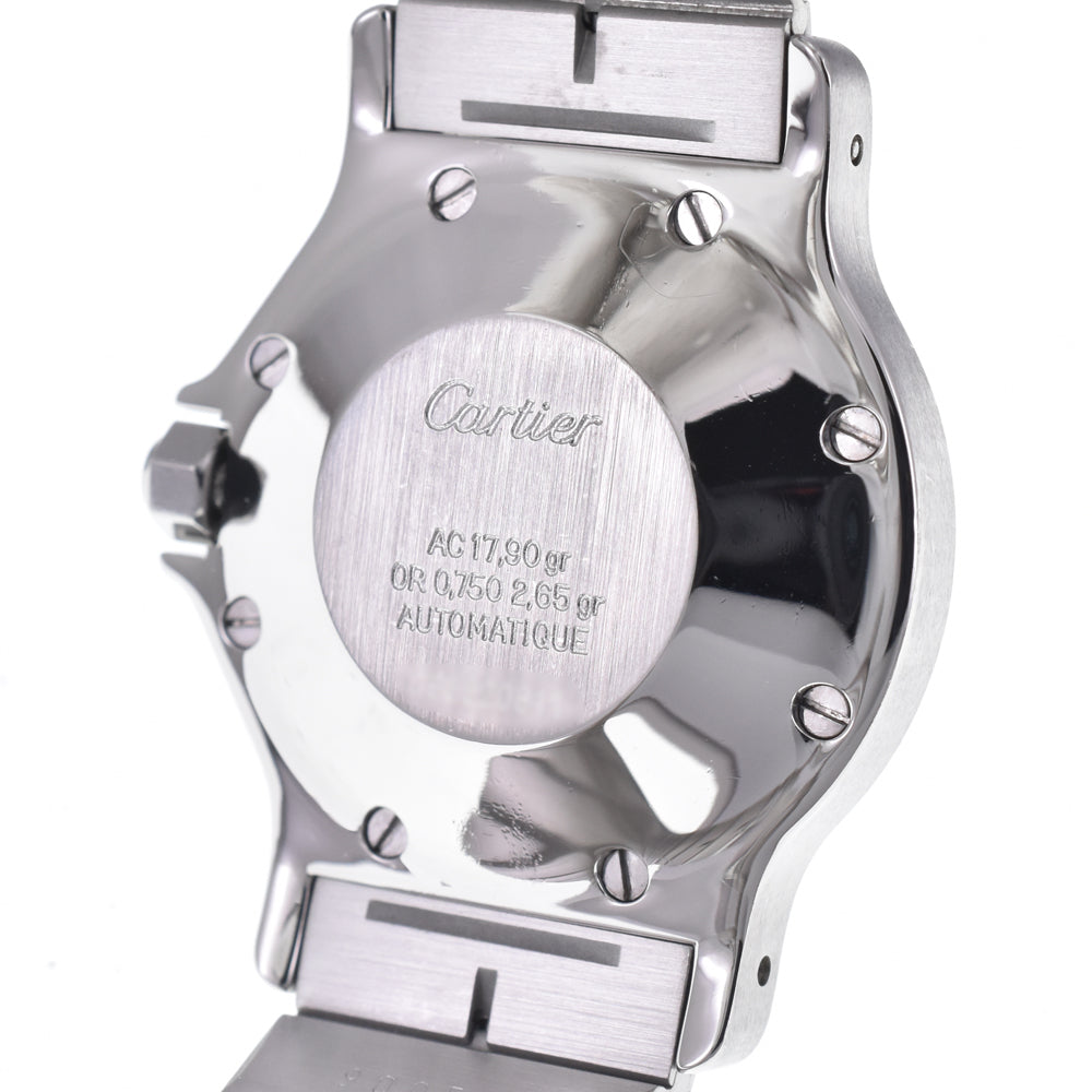 CARTIER Santos Octagon K18YG/Stainless Steel white Dial Automatic Unisex
 Watch K#147817