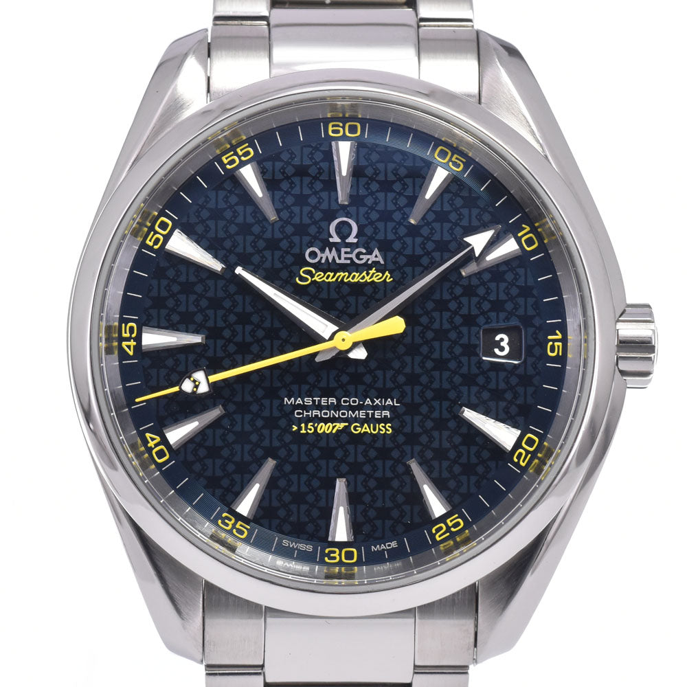 with paper OMEGA Seamaster Aqua Terra 231.10.42.21.03.004 James Bond 007 Limited Edition blue Dial Automatic Men's
 Watch K#147818