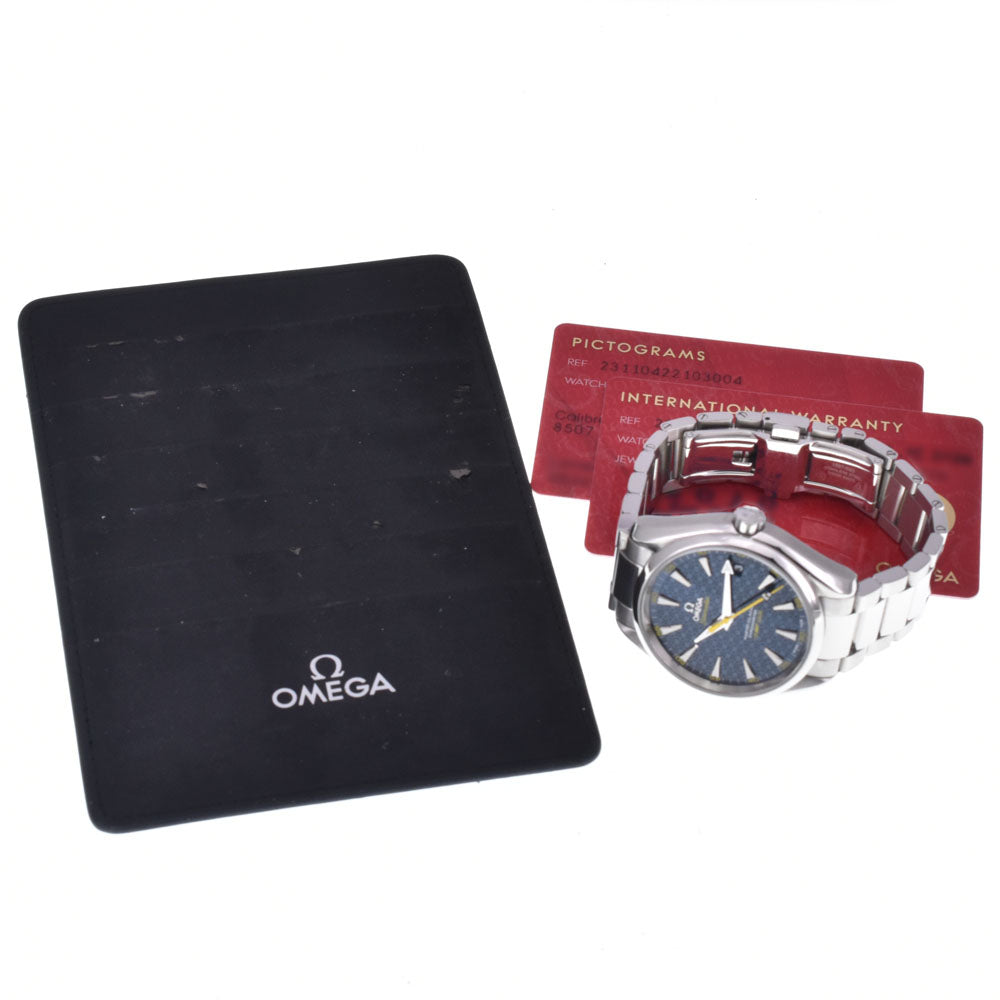 with paper OMEGA Seamaster Aqua Terra 231.10.42.21.03.004 James Bond 007 Limited Edition blue Dial Automatic Men's
 Watch K#147818