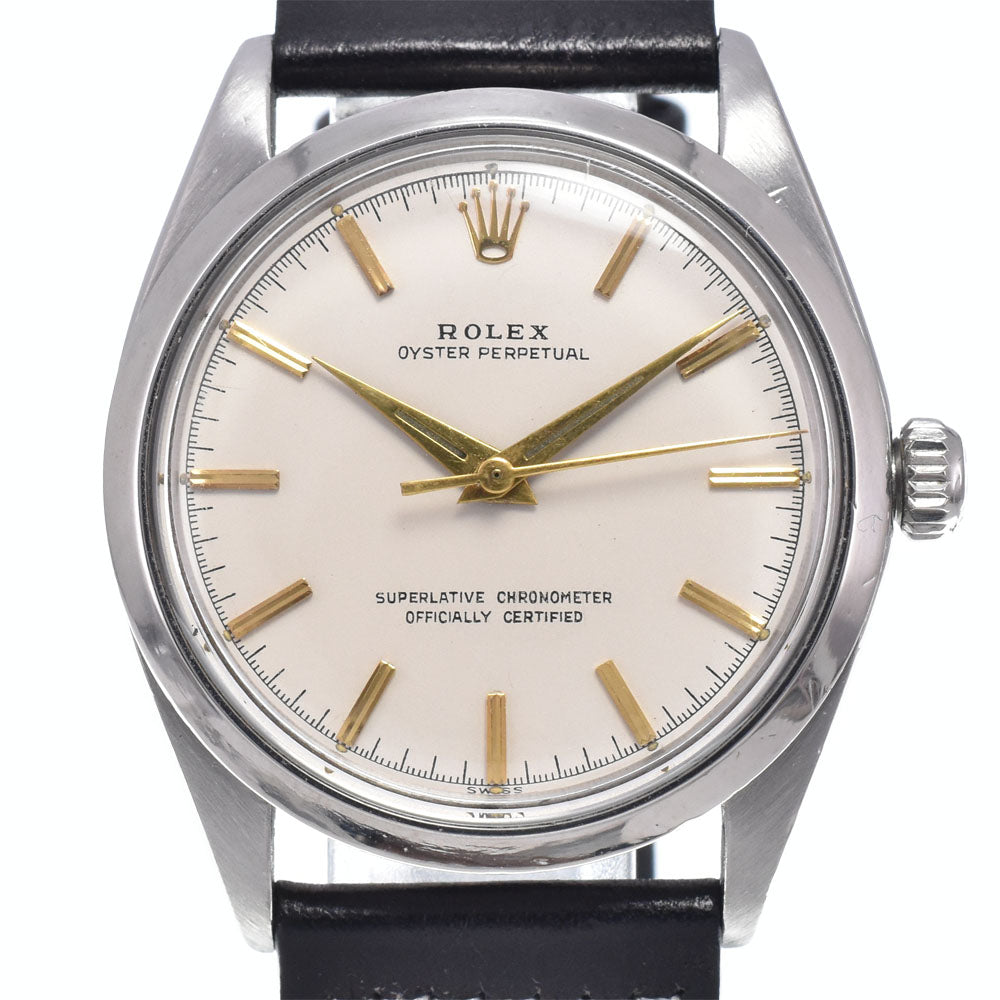 ROLEX Oyster Perpetual No Date 1002 vintage Cal.1560 Silver Dial Automatic Men's
 Watch N#148719