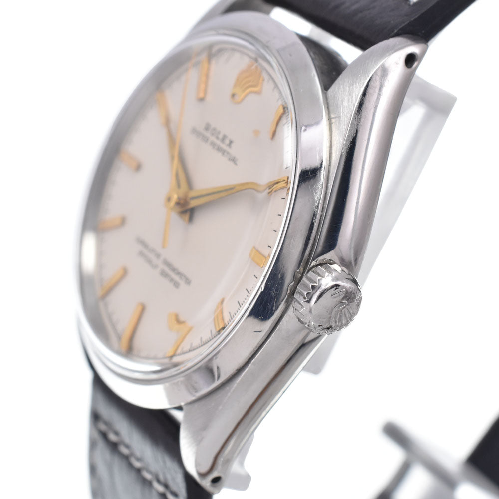 ROLEX Oyster Perpetual No Date 1002 vintage Cal.1560 Silver Dial Automatic Men's
 Watch N#148719