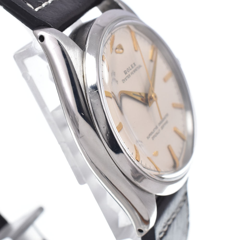 ROLEX Oyster Perpetual No Date 1002 vintage Cal.1560 Silver Dial Automatic Men's
 Watch N#148719