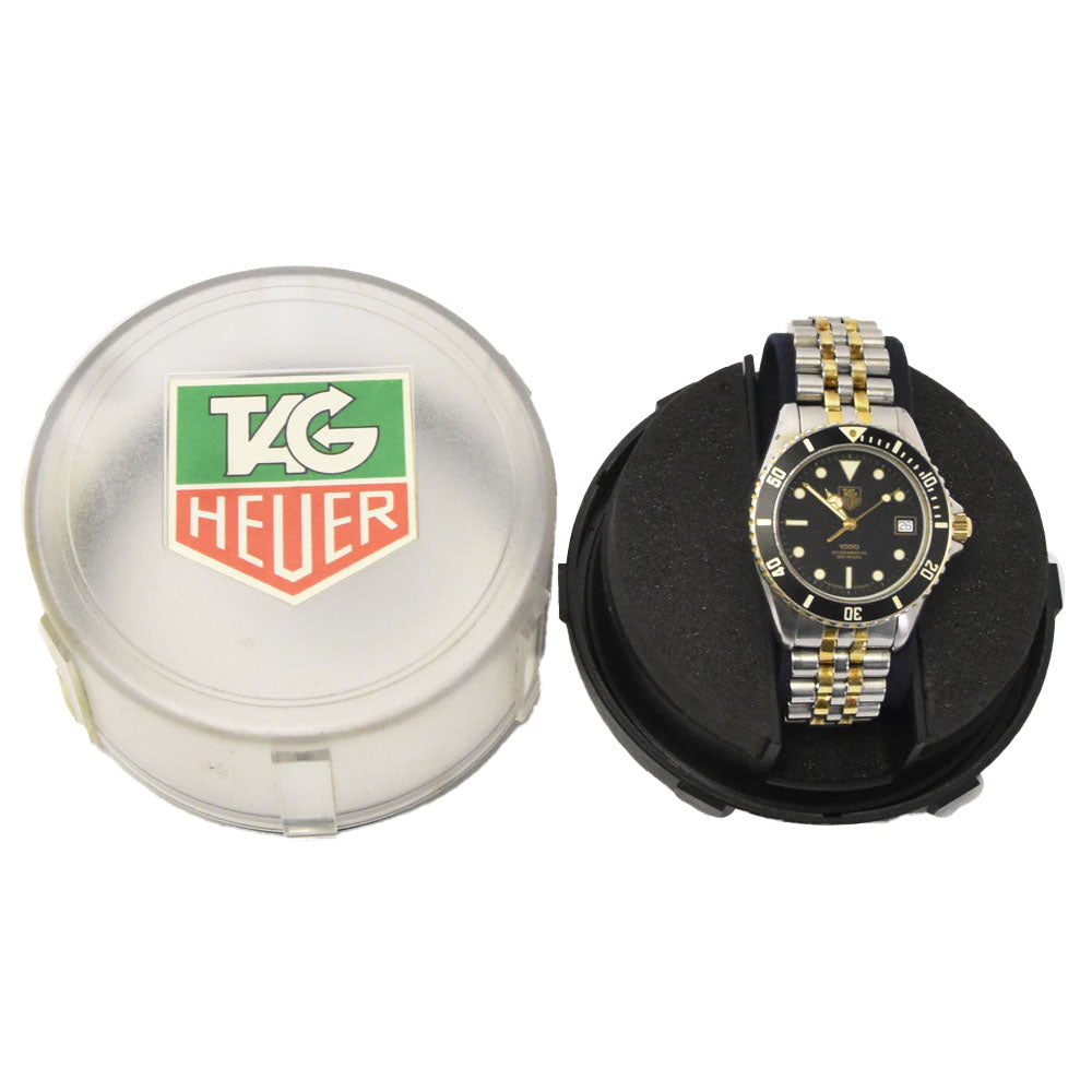 TAG HEUER 1000 series professional 980.020B black Dial Quartz Men's
 Watch K#147822