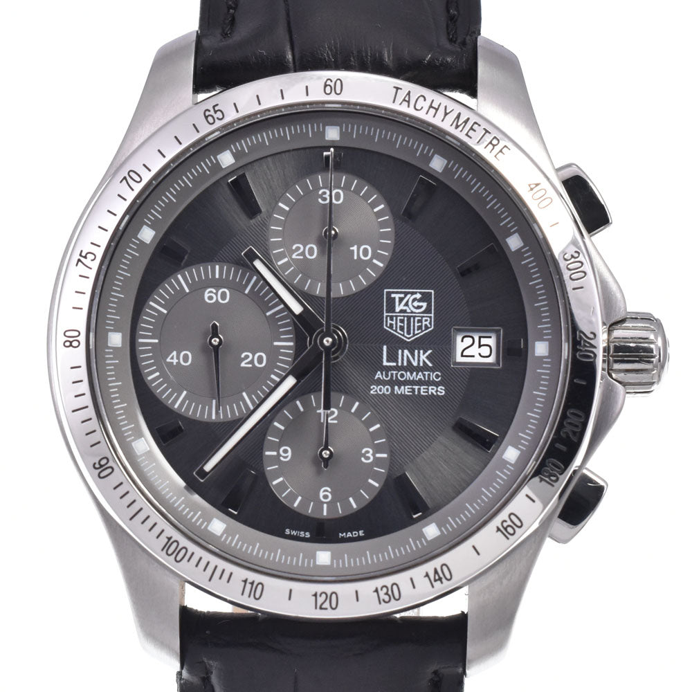 TAG HEUER Link 200m CJF2115-0 Chronograph gray Dial Automatic Men's
 Watch K#147823
