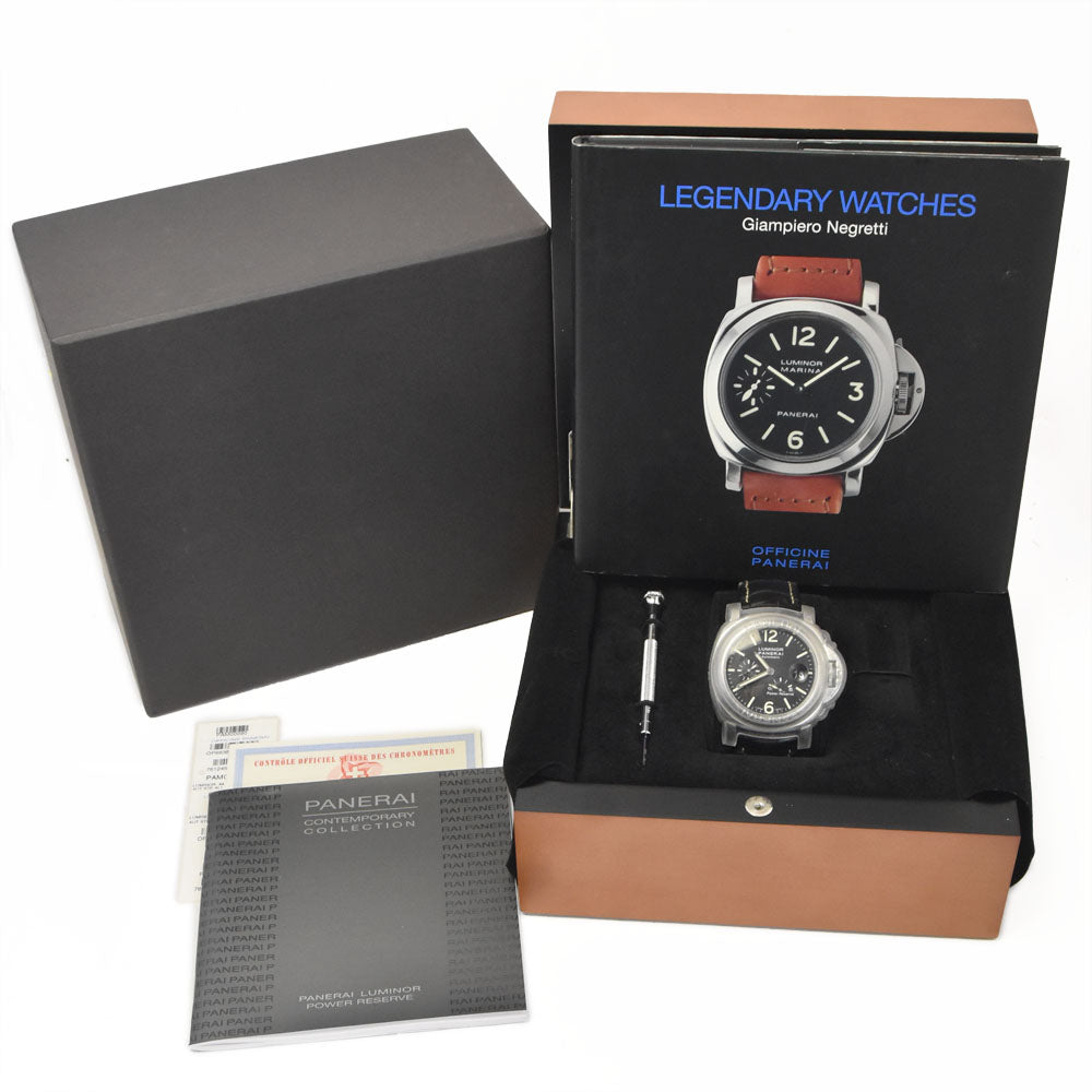 PANERAI Luminor PAM00090 Power reserve black Dial Automatic Men's
 Watch N#147824