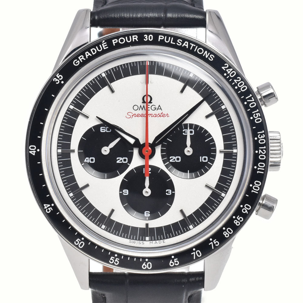 with paper OMEGA Speedmaster CK2998 311.32.40.30.02.001 Silver Dial Hand Winding Men's
 Watch I#147825