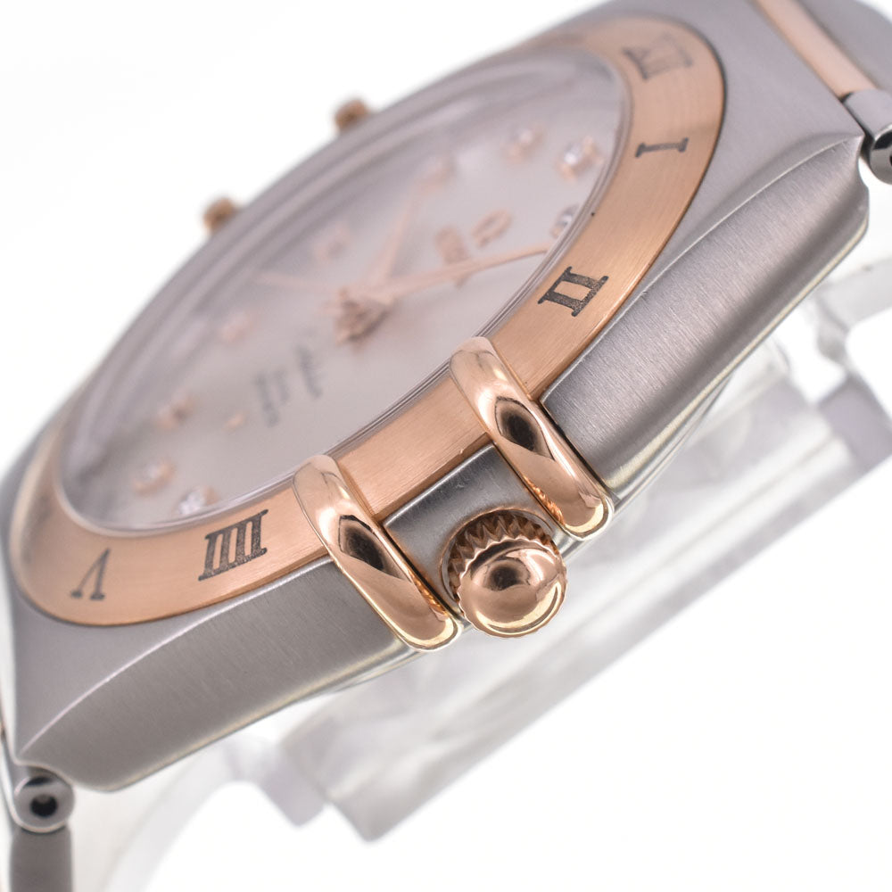 with paper OMEGA Constellation 111.20.36.20.52.001 11P Diamond Silver Dial Automatic Men's
 Watch H#147826