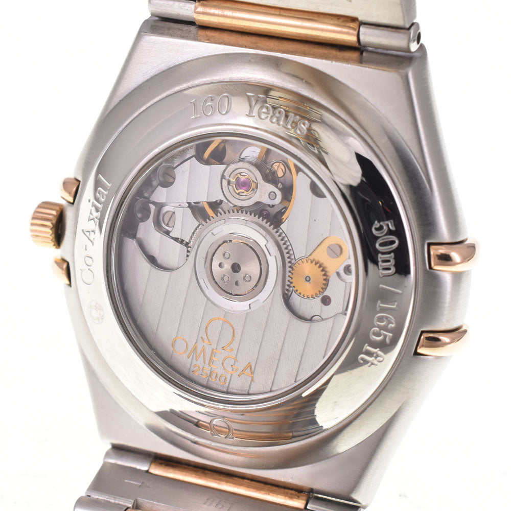 with paper OMEGA Constellation 111.20.36.20.52.001 11P Diamond Silver Dial Automatic Men's
 Watch H#147826