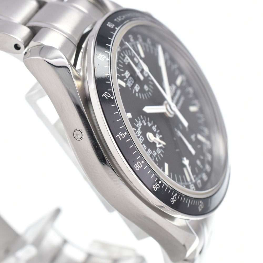 with paper OMEGA Speedmaster 3520.50 Mark 40 Cosmos Triple calendar chronograph black Dial Automatic Men's
 Watch H#147827